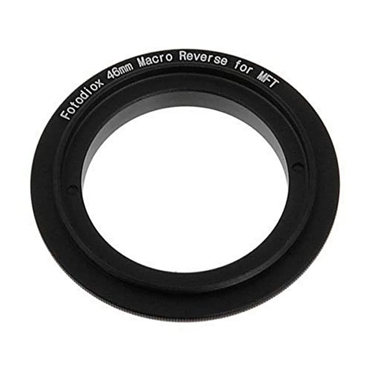 Fotodiox 46mm Filter Thread Macro Reverse Mount Adapter Ring for MFT Micro 4/3 Cameras | Extreme Macro Photography