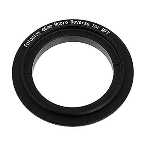 Fotodiox 46mm Filter Thread Macro Reverse Mount Adapter Ring for MFT Micro 4/3 Cameras | Extreme Macro Photography thumbnail 1