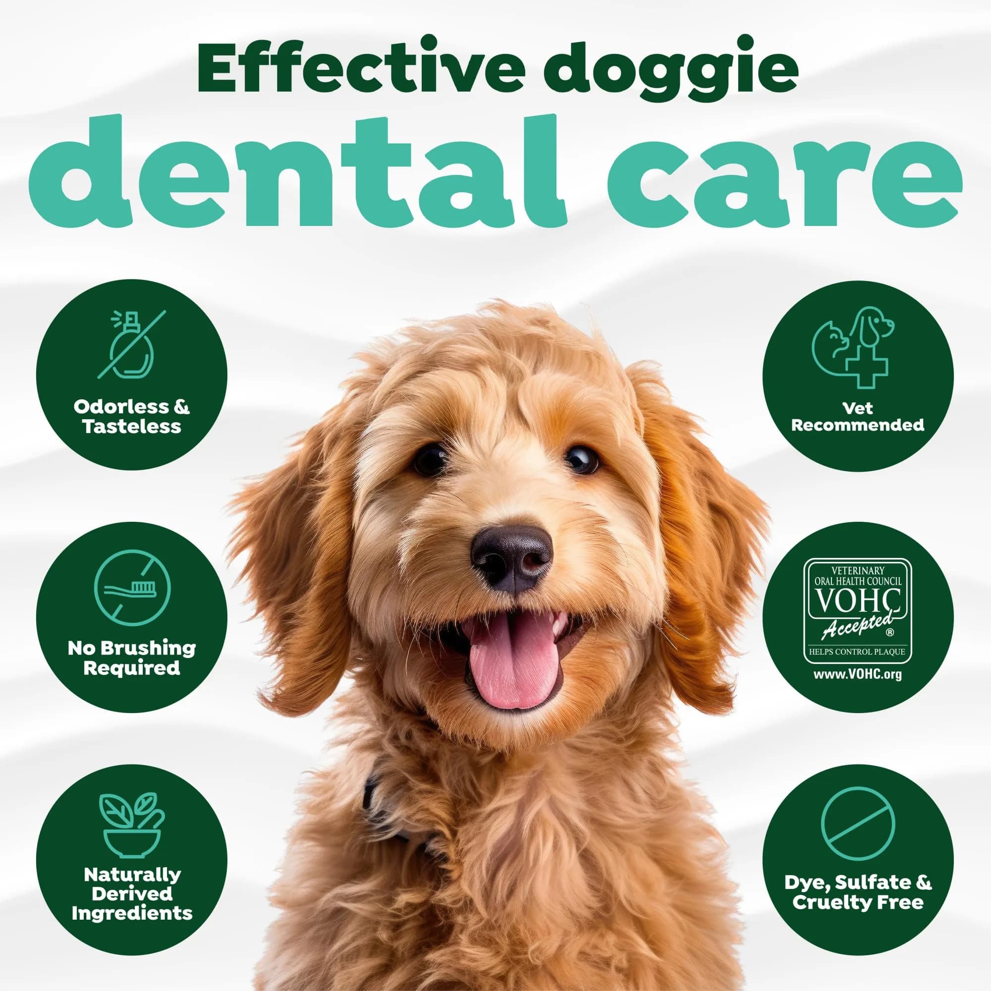 TropiClean Fresh Breath Dental Water Additive, Dog Breath Freshener, 33.8oz thumbnail 4