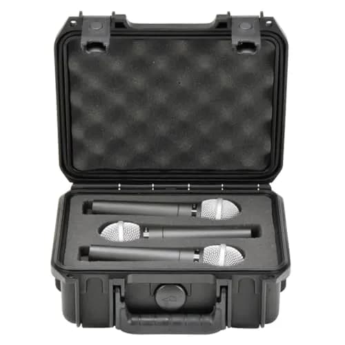 SKB iSeries Waterproof Microphone Hard Case with 3-Slot Foam Interior | Protects Mics Up to 8.5-inch Long thumbnail 9