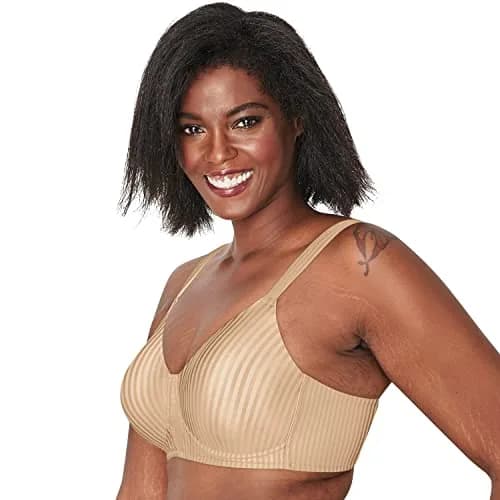 Playtex Secrets All over Smoothing Wireless Bra 36DDD | Full Coverage, Seamless Fit for Full Figures thumbnail 2