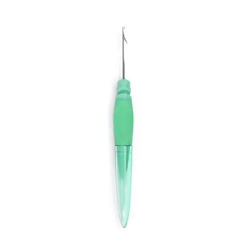 Dritz Ergonomic Knit Picker Tool, Green | Fixes Snags on Knits & Wovens thumbnail 3