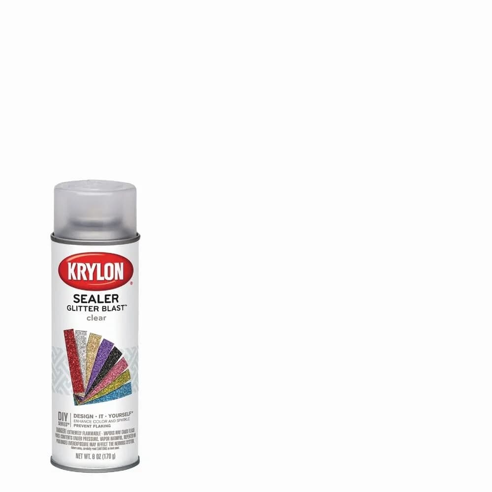 Krylon Glitter Blast Clear Sealer Spray 6 oz (177 ml) | Protects Glitter & Maintains Sparkle - main product image