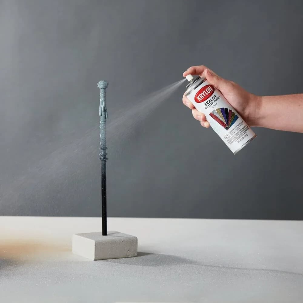 Krylon Glitter Blast Clear Sealer Spray 6 oz (177 ml) | Protects Glitter & Maintains Sparkle - view 2