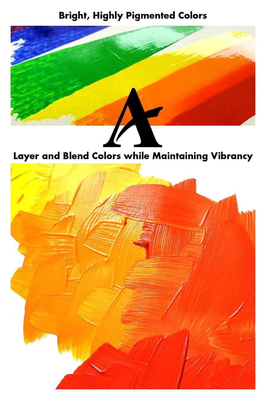 Grumbacher Academy Acrylic Cadmium Yellow Deep Hue 90ml (3 Fl Oz) | ASTM Lightfastness 1-Excellent - view 4