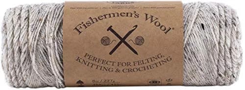 Lion Brand Yarn Fishermen's Wool Yarn Birch Tweed | 348 yards | Warm, Pure Virgin Wool for Knitting & Crochet thumbnail 1