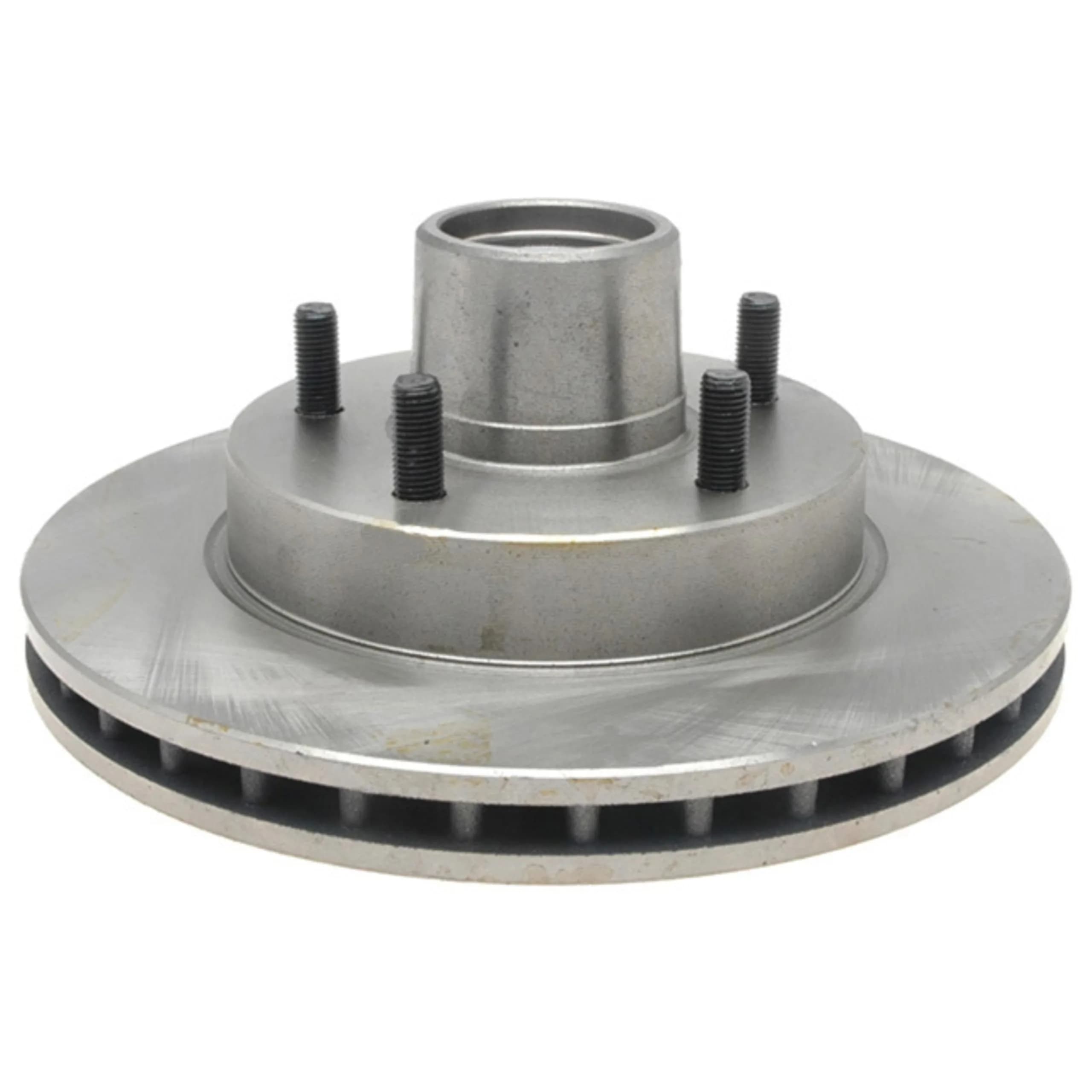 ACDelco Silver 18A87A Non-Coated Front Disc Brake Rotor & Hub Assembly | Reliable GM-Approved Performance — Stock