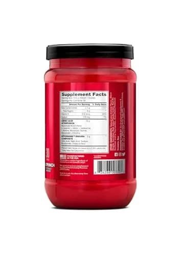 BSN Amino X BCAAs Recovery Powder Fruit Punch 435 g (15.3 oz) | Supports Muscle Recovery & Endurance thumbnail 9