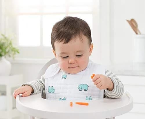 aden + anais Snap Bib 3 Pack 25cm x 32.5cm | Soft Cotton Muslin for Baby & Toddler thumbnail 4