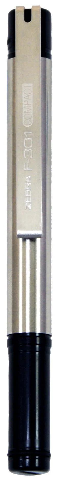 Zebra Pen F-301 Compact Retractable Ballpoint Pen, Black Ink, 0.7mm, 2-Pack | Smooth Ink Flow - view 2