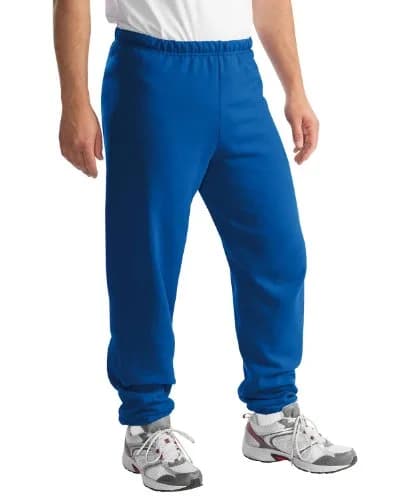 Jerzees 8 oz NuBlend Sweatpants 973 Royal Medium | Soft, Durable & Imported for India thumbnail 2