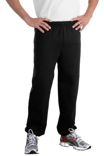 Gildan Heavy Blend Sweatpants X-Large Black | Comfortable, Durable & Imported from USA thumbnail 1
