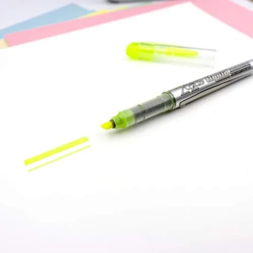 Zebra Pen Zazzle Liquid Ink Highlighter, Chisel Tip, Yellow, 12-Count | Vibrant, Smudge-Resistant, Smooth Flow thumbnail 3