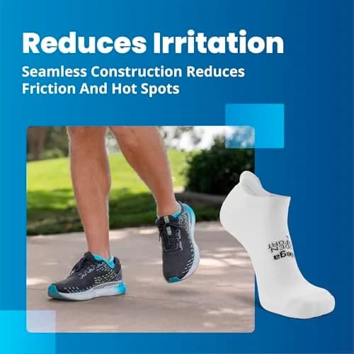 Balega Hidden Comfort No Show Athletic Socks Large | Moisture-Wicking, Impact-Resistant Comfort (70-120 chars) thumbnail 5