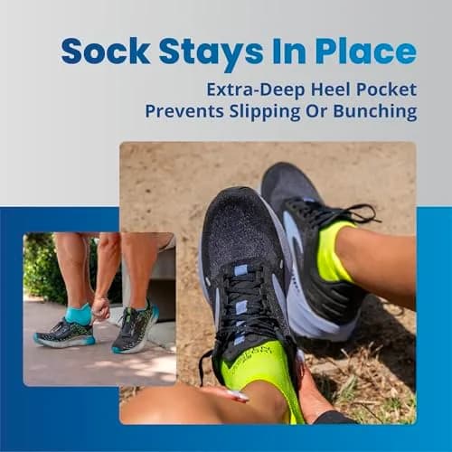 Balega Hidden Comfort No Show Athletic Socks Large | Moisture-Wicking, Impact-Resistant Comfort (70-120 chars) thumbnail 6