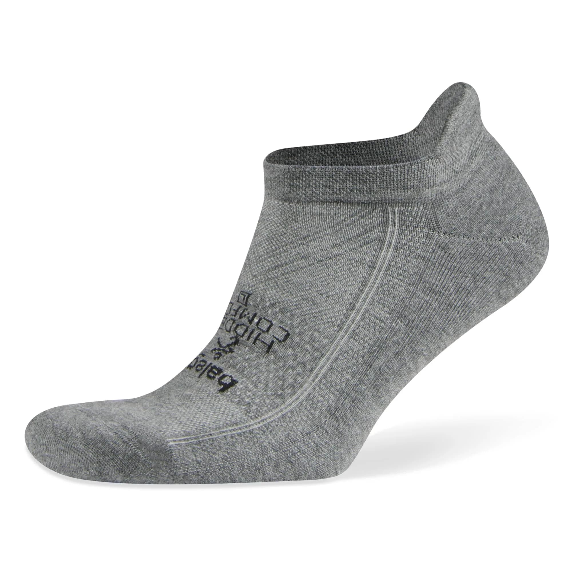 Balega Hidden Comfort No Show Athletic Socks Large | Moisture-Wicking, Impact-Resistant Comfort (70-120 chars) — Charcoal