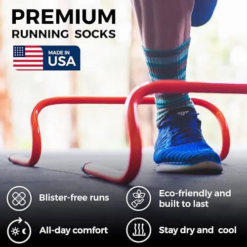 Wrightsock CoolMesh II Tab Running Socks for Men and Women | Blister-Free, Breathable, Eco-Friendly Ankle-High Socks thumbnail 4