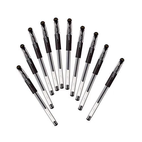 Uni-ball Signo UM-151 Gel Ink Pen Set 0.38mm (10 Black Pens) | Smooth Ink Flow thumbnail 1