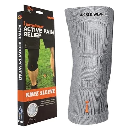 Incrediwear Knee Sleeve - Medium Grey | Scientifically Proven Circulation & Pain Relief thumbnail 1