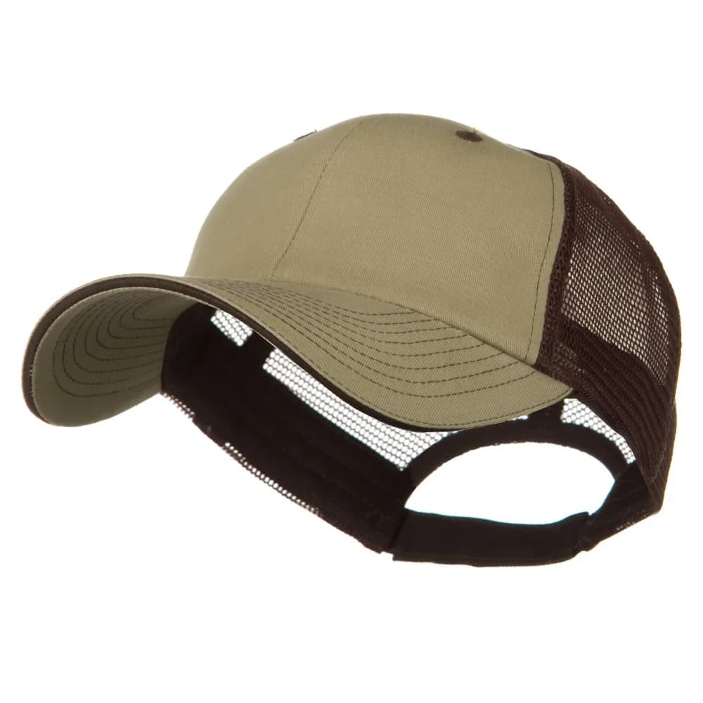 e4Hats.com Big Size Garment Washed Cotton Twill Mesh Cap | Summer Sports Unisex XL-3XL - main product image