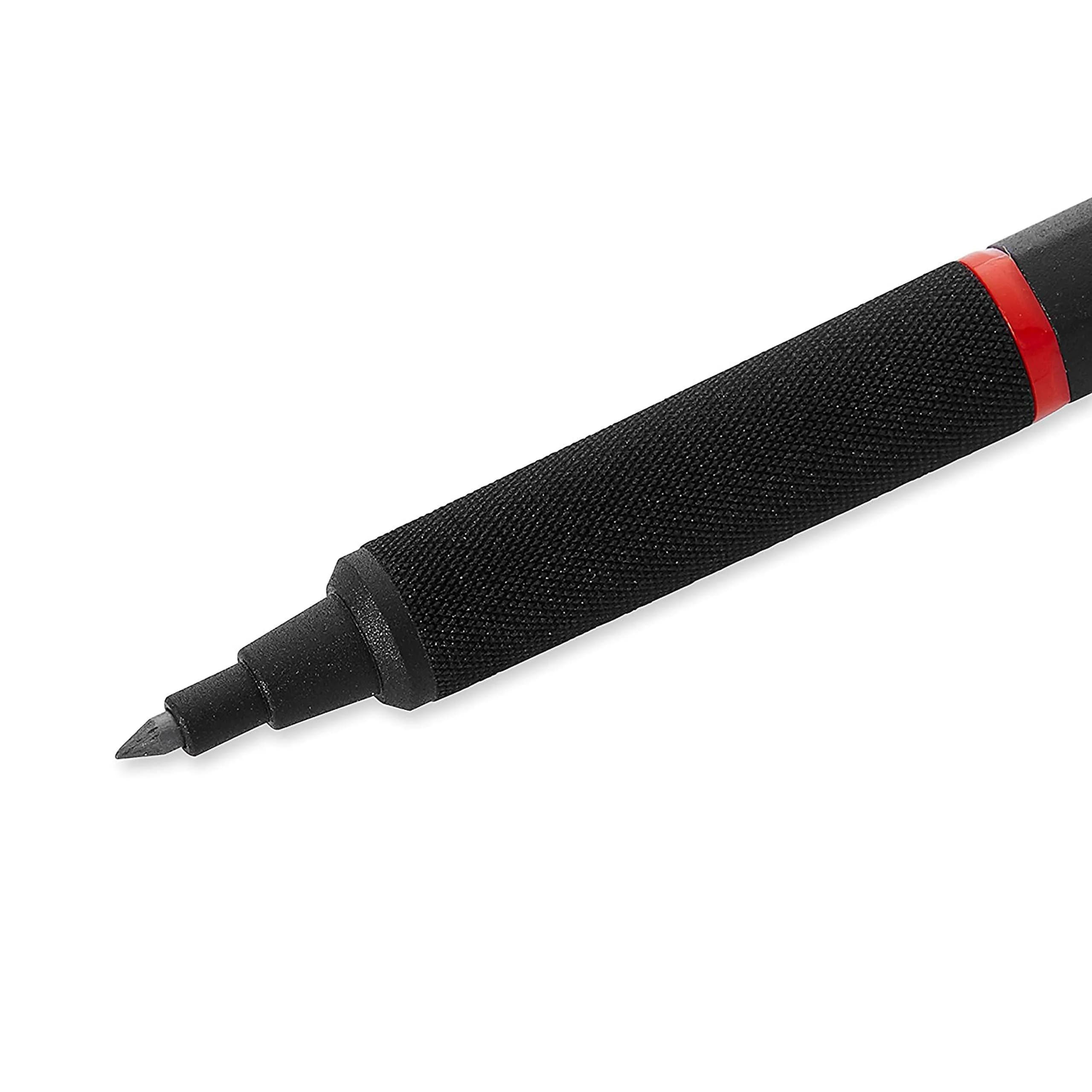 rOtring Rapid Pro Mechanical Pencil 2.0 mm Matte Black | Full Metal Body, Non-Slip Grip, Built-in Sharpener - view 4