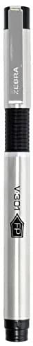 Zebra Pen V-301 Fountain Pen, Stainless Steel Barrel, Fine Point 0.7mm, Black Ink, 1-Pack with Refill | Smooth Ink Flow for Everyday Writing thumbnail 3