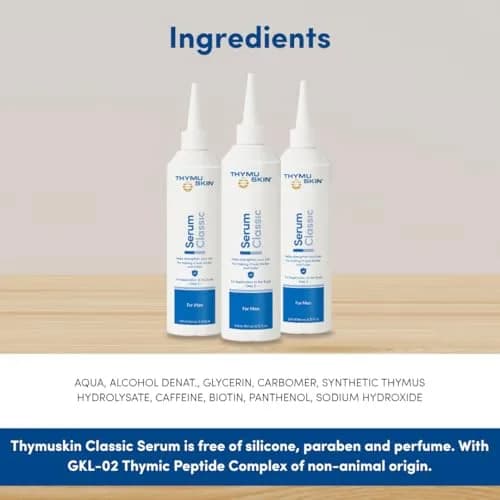 THYMU SKIN GKL Thymuskin Classic Serum 200ml | Hair Revitalizing Scalp Treatment for Men & Women thumbnail 3