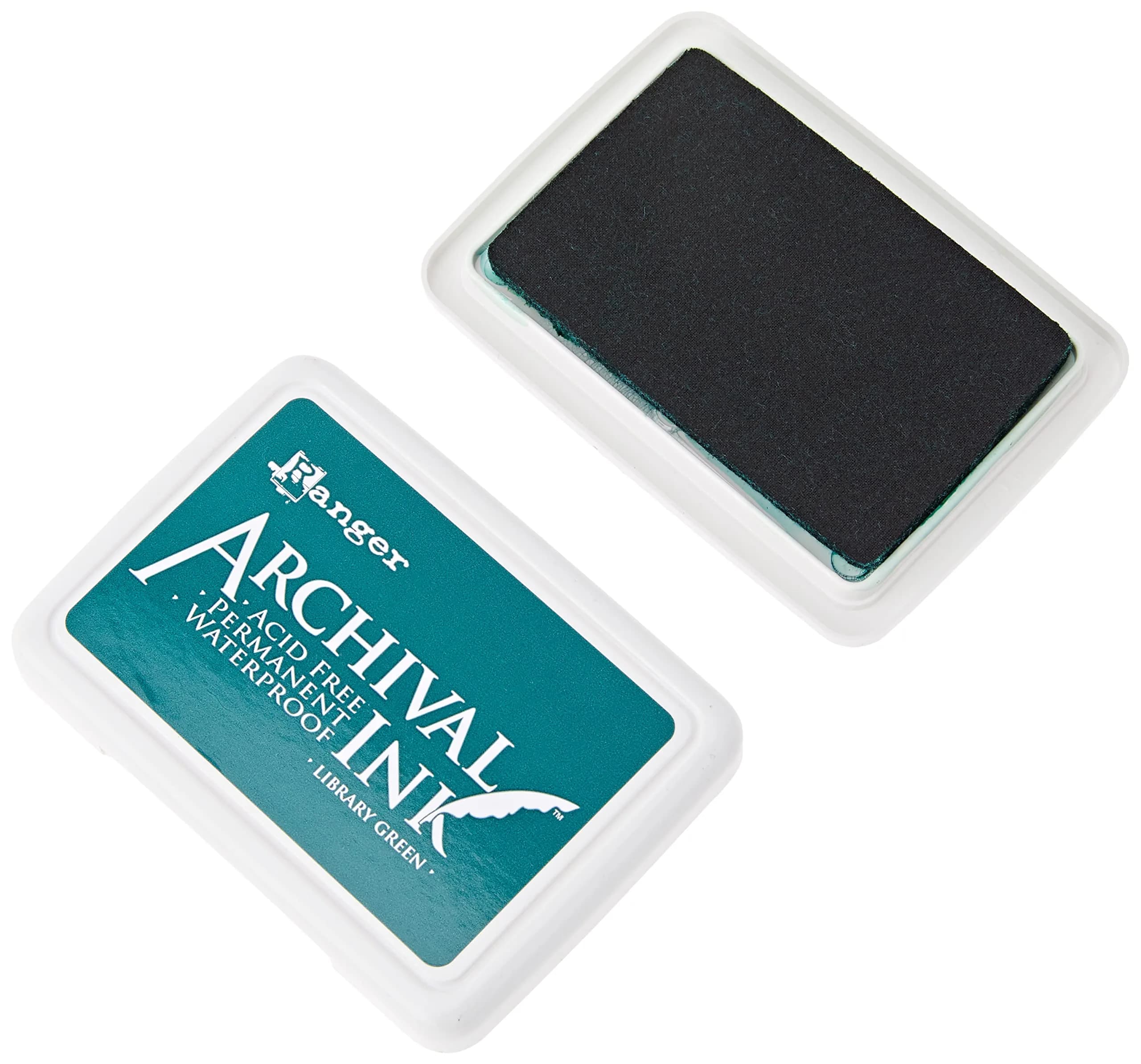 Ranger Archival Inkpad Library Green | Fade & Water Resistant, Acid-Free (70-120 chars) thumbnail 2