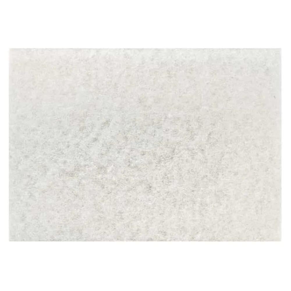 3M White Super Polish Pad 4100 32 in x 14 in | Soft Finish & Light Cleaning Pad — 32 in x 14 in