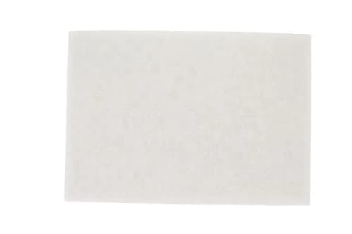 3M White Super Polish Pad 4100 | Fine Non-Woven Polyester Floor Buffing Pad (20 in x 14 in) thumbnail 1