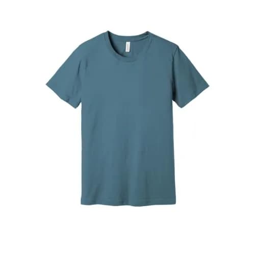 BELLA+CANVAS Unisex Jersey Short-Sleeve T-Shirt Steel Blue XL | Breathable Cotton for Indian Climate thumbnail 1