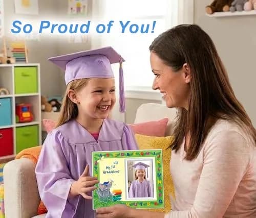 Expressly Yours! Photo Expressions Kindergarten Graduation Picture Frame | Colorful & Fun | Holds 3.5 x 5 Photo | First Keepsake Gift thumbnail 5