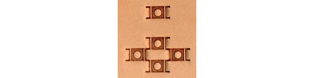 Tandy Leather Craftool Basketweave Stamp 6595-00 | Precision Leather Stamping Tool - main product image