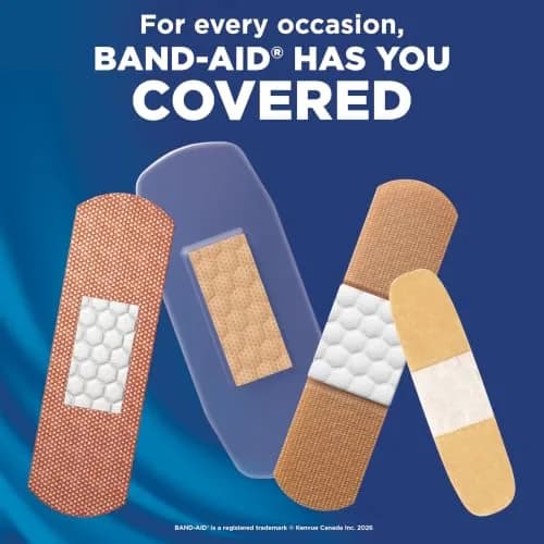 Band-Aid Flexible Fabric Adhesive Bandages Extra Large 10 Pack | Comfort & Flexibility for Minor Wounds thumbnail 4