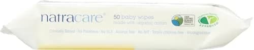 Natracare Organic Cotton Baby Wipes, 50 Count | Gentle & Biodegradable for Sensitive Skin thumbnail 4
