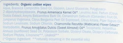 Natracare Organic Cotton Baby Wipes, 50 Count | Gentle & Biodegradable for Sensitive Skin thumbnail 3