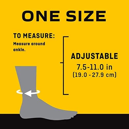Futuro Performance Comfort Ankle Support, Adjustable Black | Moderate Support & Breathable Materials thumbnail 7