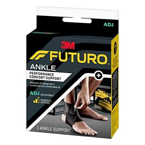 Futuro Performance Comfort Ankle Support, Adjustable Black | Moderate Support & Breathable Materials thumbnail 8