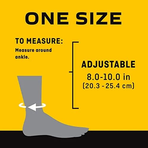 Futuro Sport Deluxe Black Ankle Stabilizer with Hook and Loop Strap, 0.11 kg (0.227 lb) | FDA Approved Professional Healthcare thumbnail 8