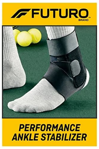 Futuro Sport Deluxe Black Ankle Stabilizer with Hook and Loop Strap, 0.11 kg (0.227 lb) | FDA Approved Professional Healthcare thumbnail 3