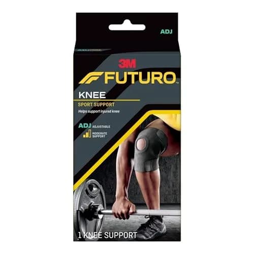 FUTURO Sport Adjustable Knee Support Brace Black | FDA Approved Orthopedic Brace for Ligament Injury thumbnail 1