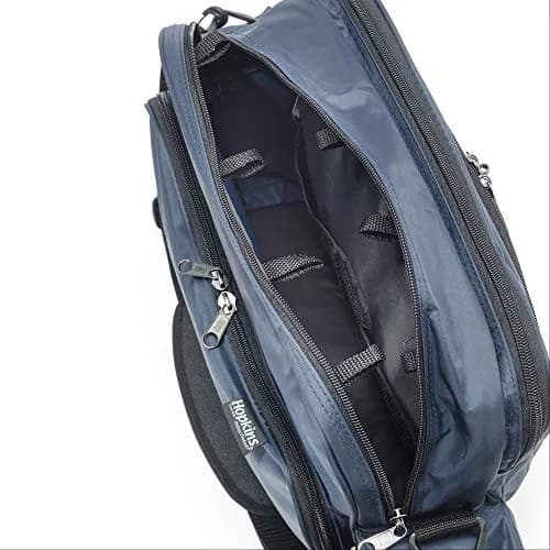 Hopkins Medical Products Home Health Shoulder Bag 14x11x7 inch Waterproof Nylon Navy Blue thumbnail 7