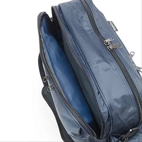 Hopkins Medical Products Home Health Shoulder Bag 14x11x7 inch Waterproof Nylon Navy Blue thumbnail 8