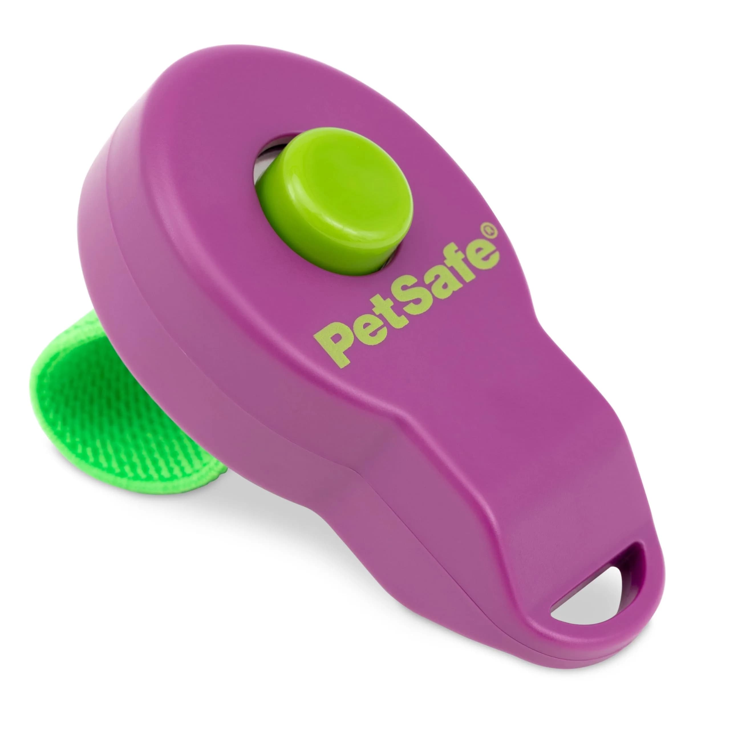 PetSafe Clik-R Dog Training Clicker, Purple | Ergonomic & Comfortable for All Ages