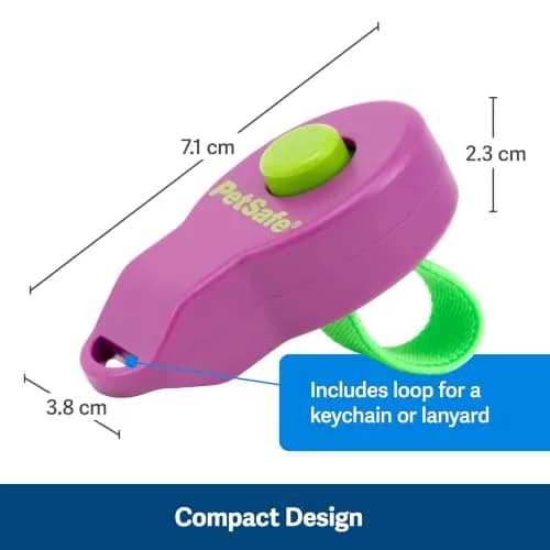 PetSafe Clik-R Dog Training Clicker, Purple | Ergonomic & Comfortable for All Ages thumbnail 2