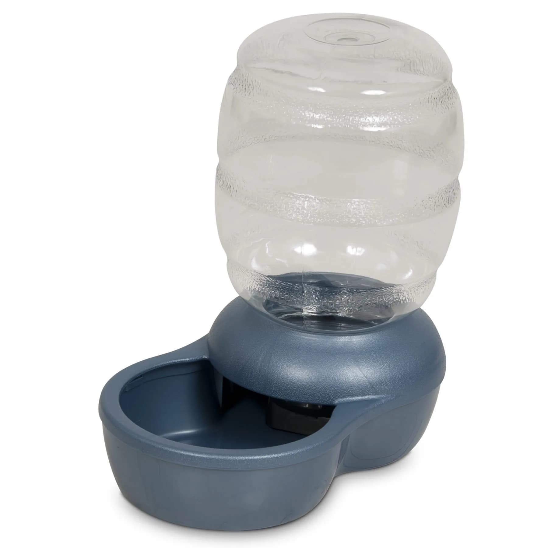 Petmate Replendish Gravity Waterer 0.5 Gallon (1.89 L) Blue | Continuous Filtered Water Supply for Dogs & Cats