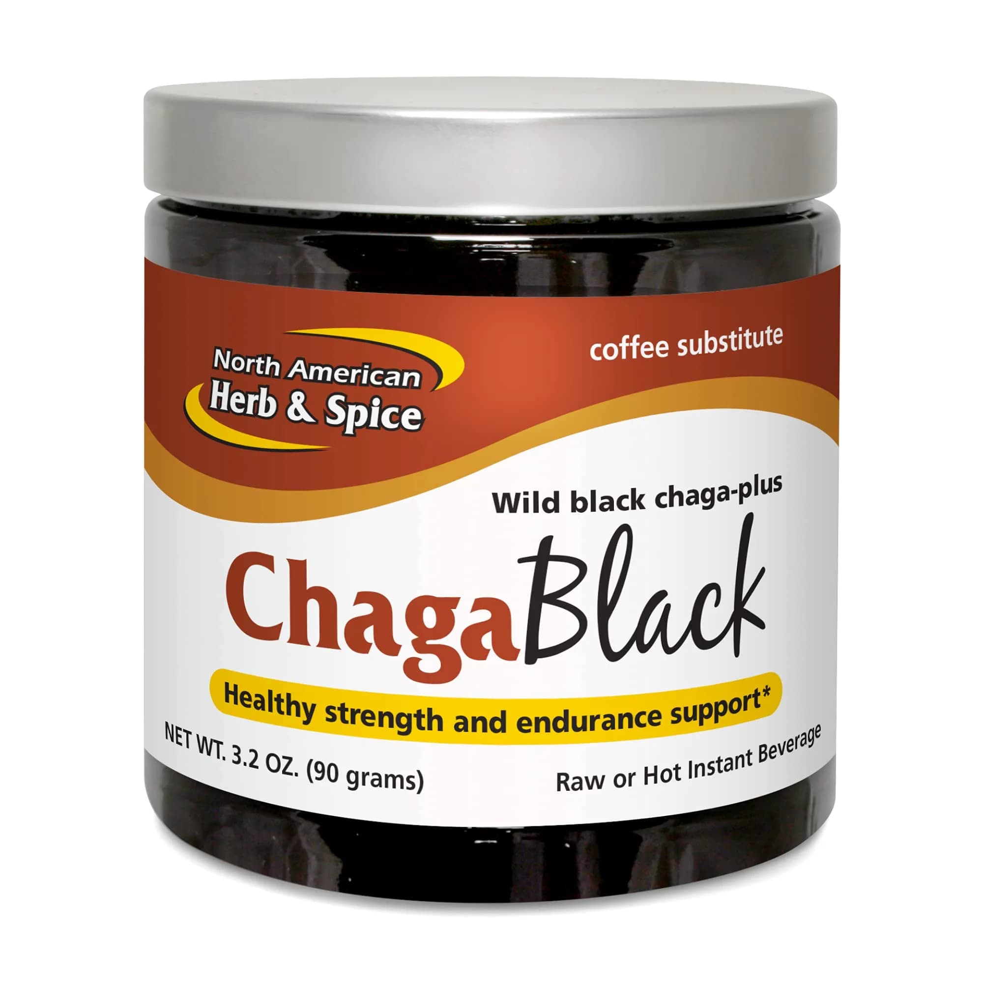 NORTH AMERICAN HERB & SPICE ChagaBlack Tea 3.2 oz | Adaptogen, Endurance & Stamina Support — 3.2 Ounce