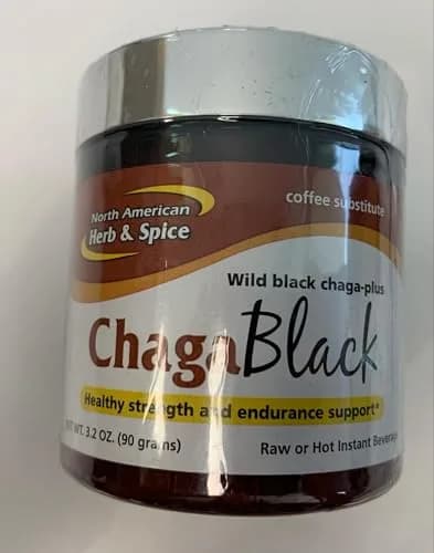 NORTH AMERICAN HERB & SPICE ChagaBlack Tea 3.2 oz | Adaptogen, Endurance & Stamina Support thumbnail 2