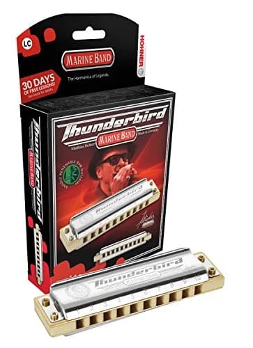Hohner Thunderbird Harmonica Low Eb Key | Deep-Toned Diatonic Instrument for Rich Sound thumbnail 1