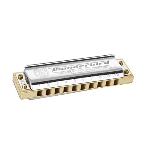 Hohner Thunderbird Harmonica Low Eb Key | Deep-Toned Diatonic Instrument for Rich Sound thumbnail 2